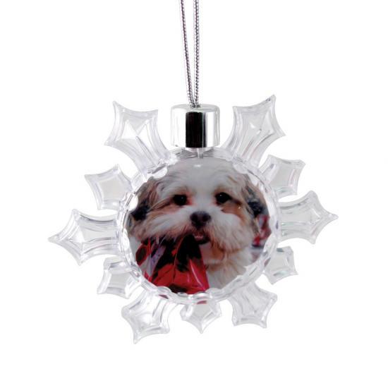 Snowflake Ornament - Clear Snowflake Ornament - Clear